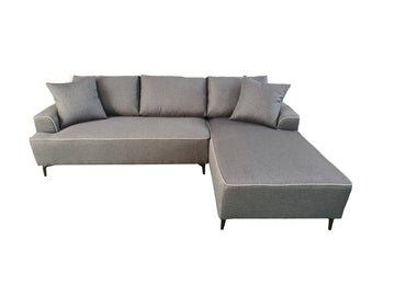 Oreo Right Hand Corner Sofa Grey