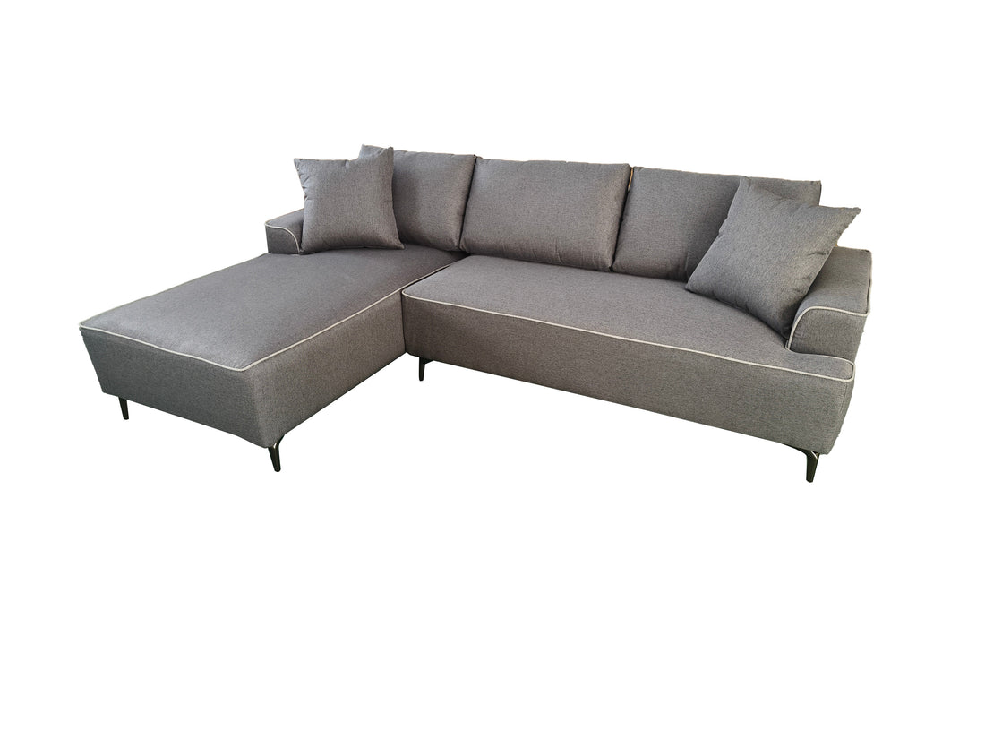 Oreo Left Hand Corner Sofa Grey