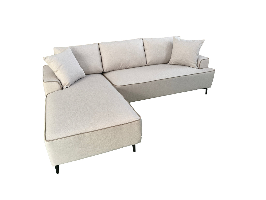 Oreo Right Hand Corner Sofa Beige