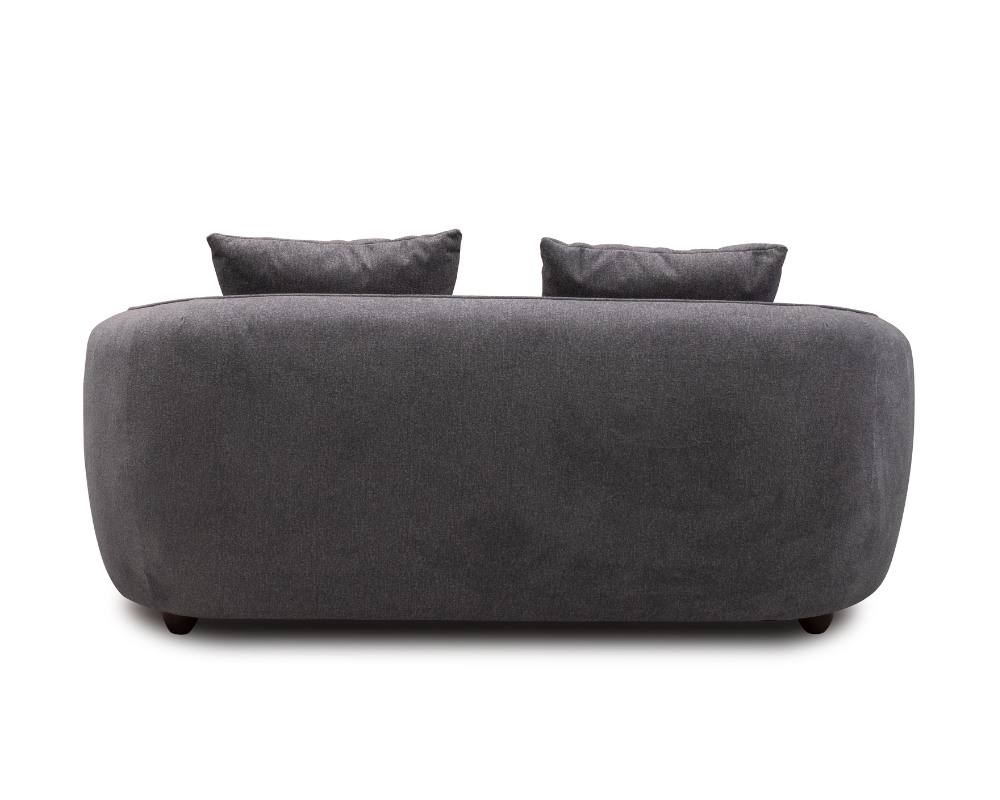 Lunar 2 Seater Grey with Footstool