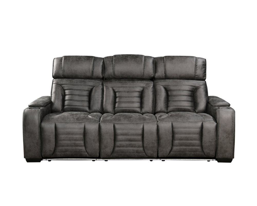 Zenith 2+3 Seater Electric Recliner with Multi LED lights and USB port and Cupholders