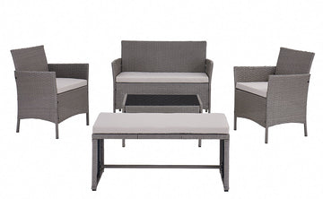 Serenity 5PC Set w/ Bench & Cover