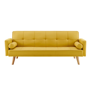 Willow Sofa Bed Yellow - 3 Seater