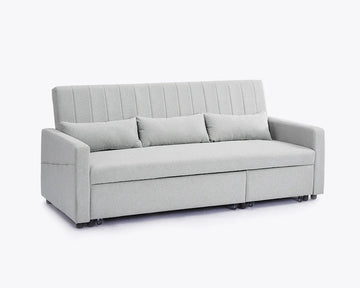 Durham Grey Linen fabric Sofabed