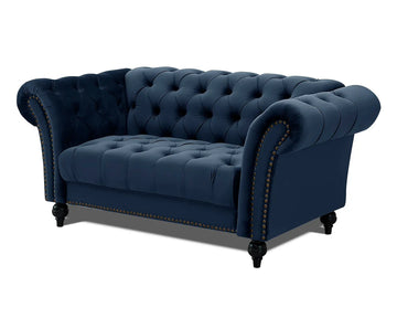 Mayfair Velvet Curved Sofa 2seater