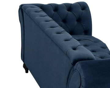 Mayfair Velvet Curved Sofa 3s