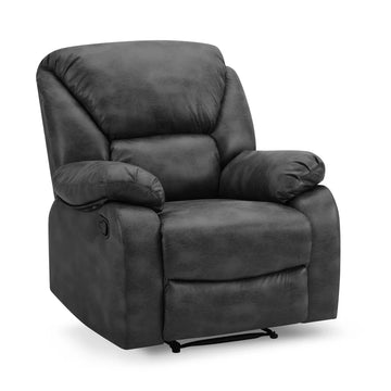 Enoch Faux Leather Fabric 1- Seater Manual Recliner