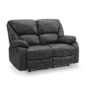 Enoch Faux LeatherFabric 2- Seater Manual Recliner Sofa