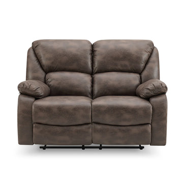 Enoch Faux LeatherFabric 2- Seater Manual Recliner Sofa