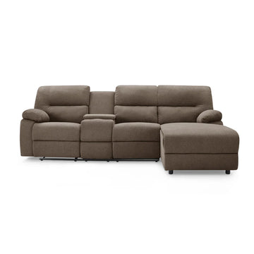 Harrison Fabric Recliner Sofa Right Hand Chaise