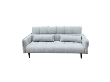 Kivo 3 seater Click Clack Sofa bed Silver