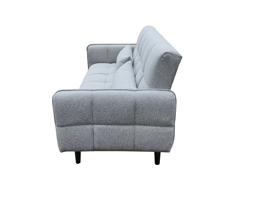Kivo 3 seater Click Clack Sofa bed Silver