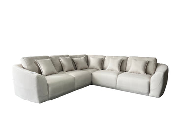 Sable 5 Seater Modular Corner Cream