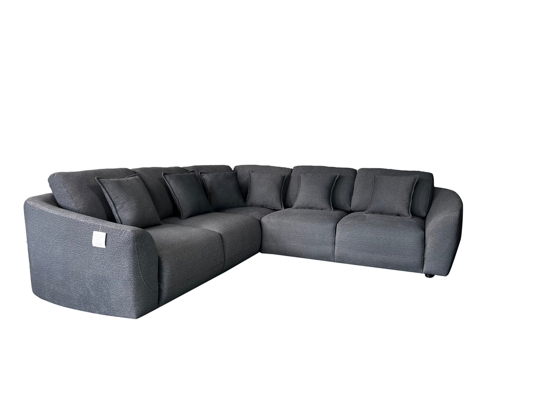 Sable 5 Seater Modular Corner Grey