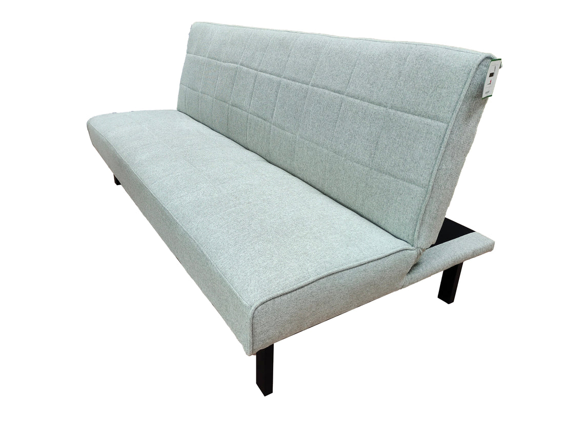 Romeo 3 Seater Click Clack Sofa bed Silver