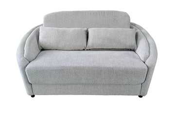 Enara 2 seater sofabed With Foam Silver