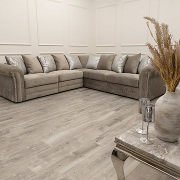 Pebble corner v shimmer