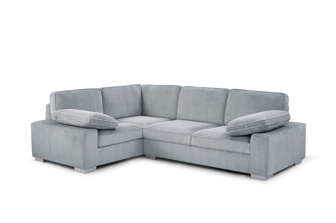 Savoy Left hand corner Jumbo Cord Grey