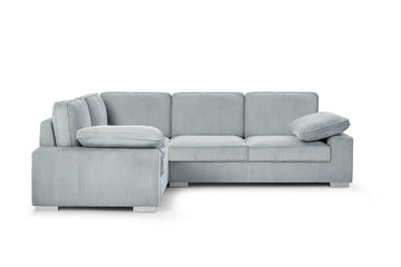 Ascot Left Hand Corner Sofa Jumbo Cord Grey