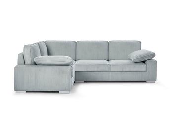 Savoy Left hand corner Jumbo Cord Grey
