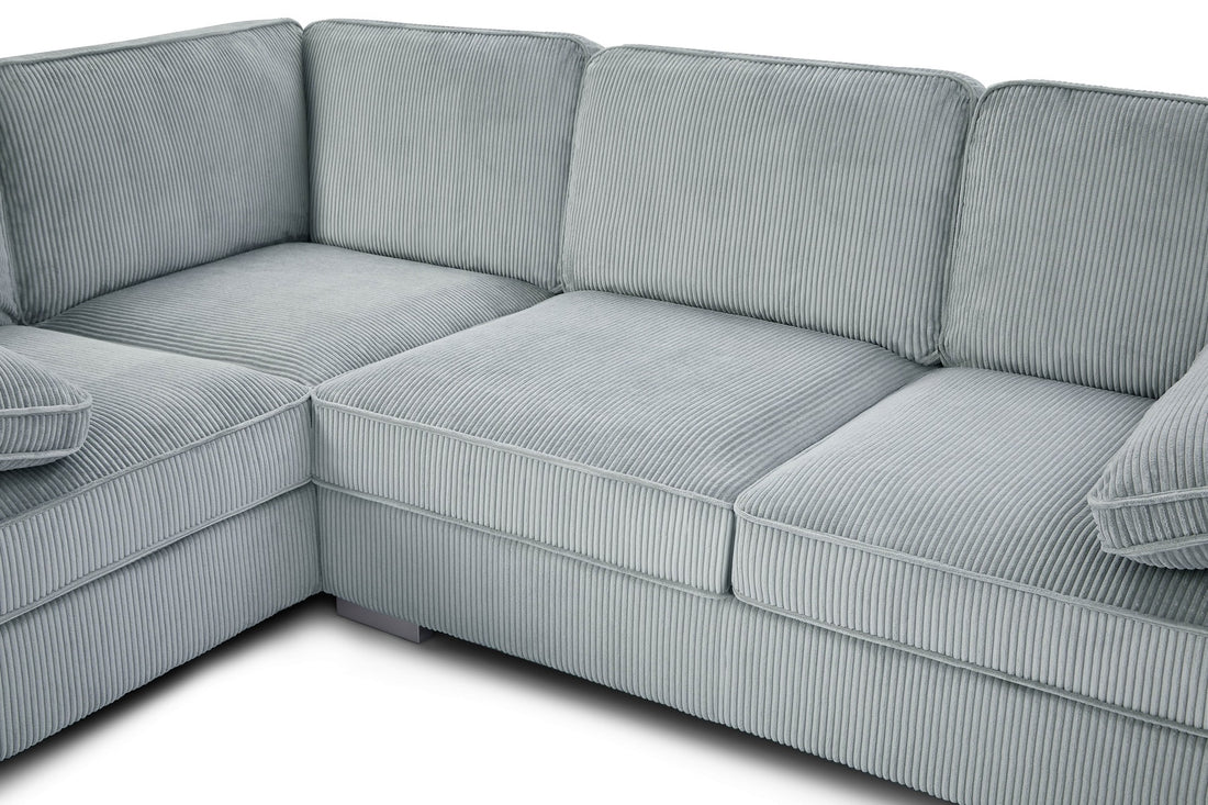 Ascot Left Hand Corner Sofa Jumbo Cord Grey