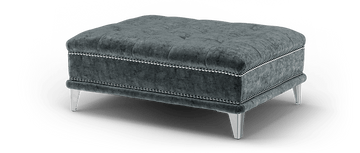 Midas Charcoal Designer Footstool