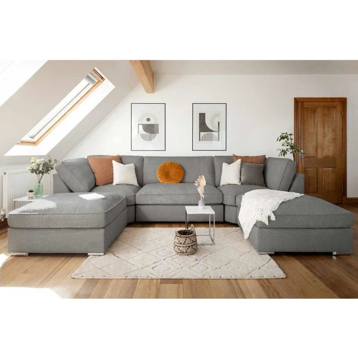 Missy Boucle U Shape Sofa