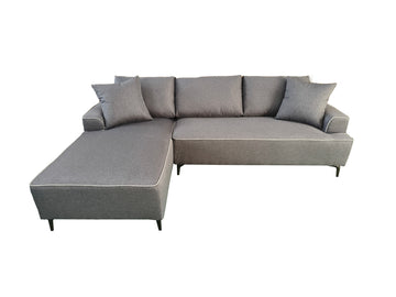 Oreo Left Hand Corner Sofa Grey