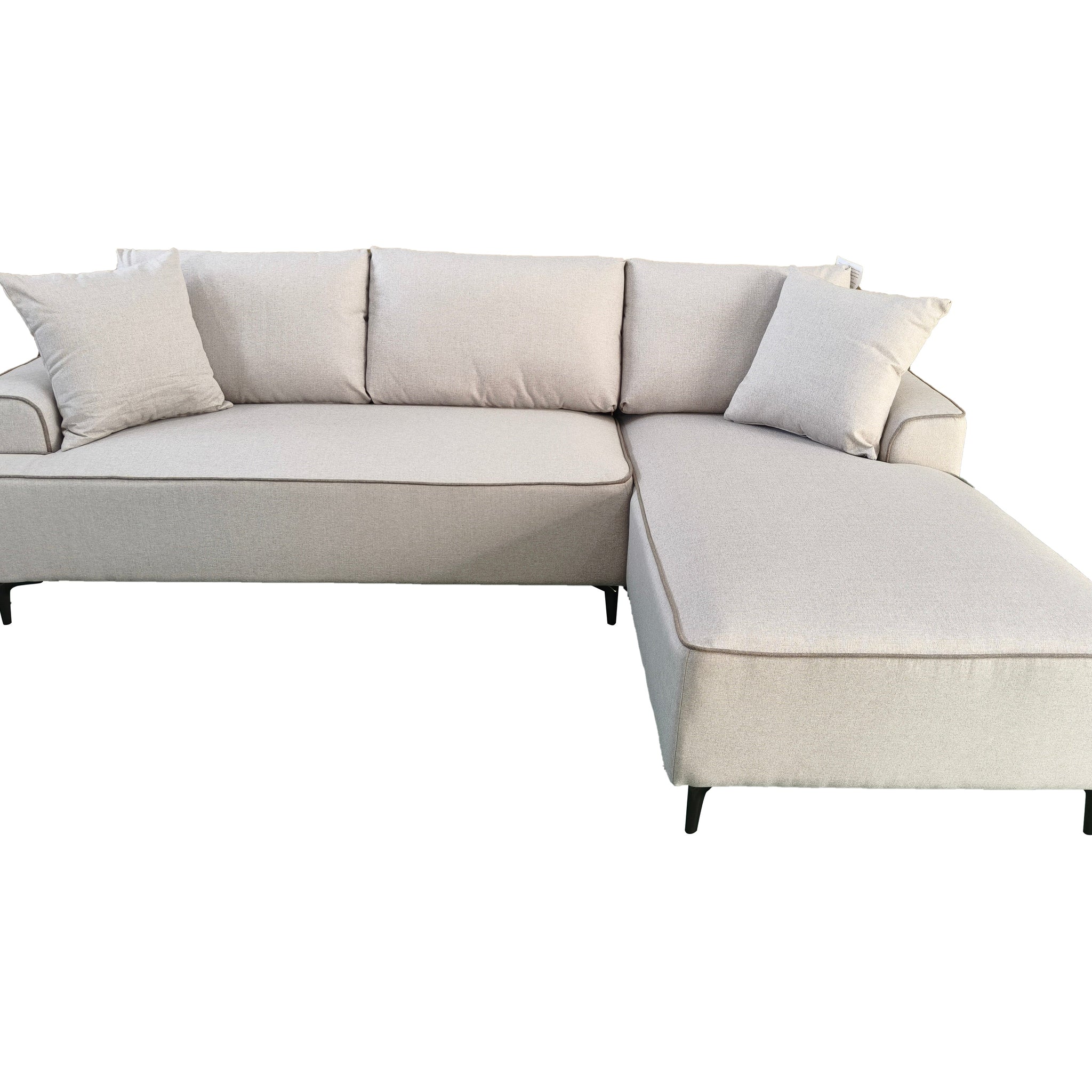 Oreo Right Hand Corner Sofa Beige