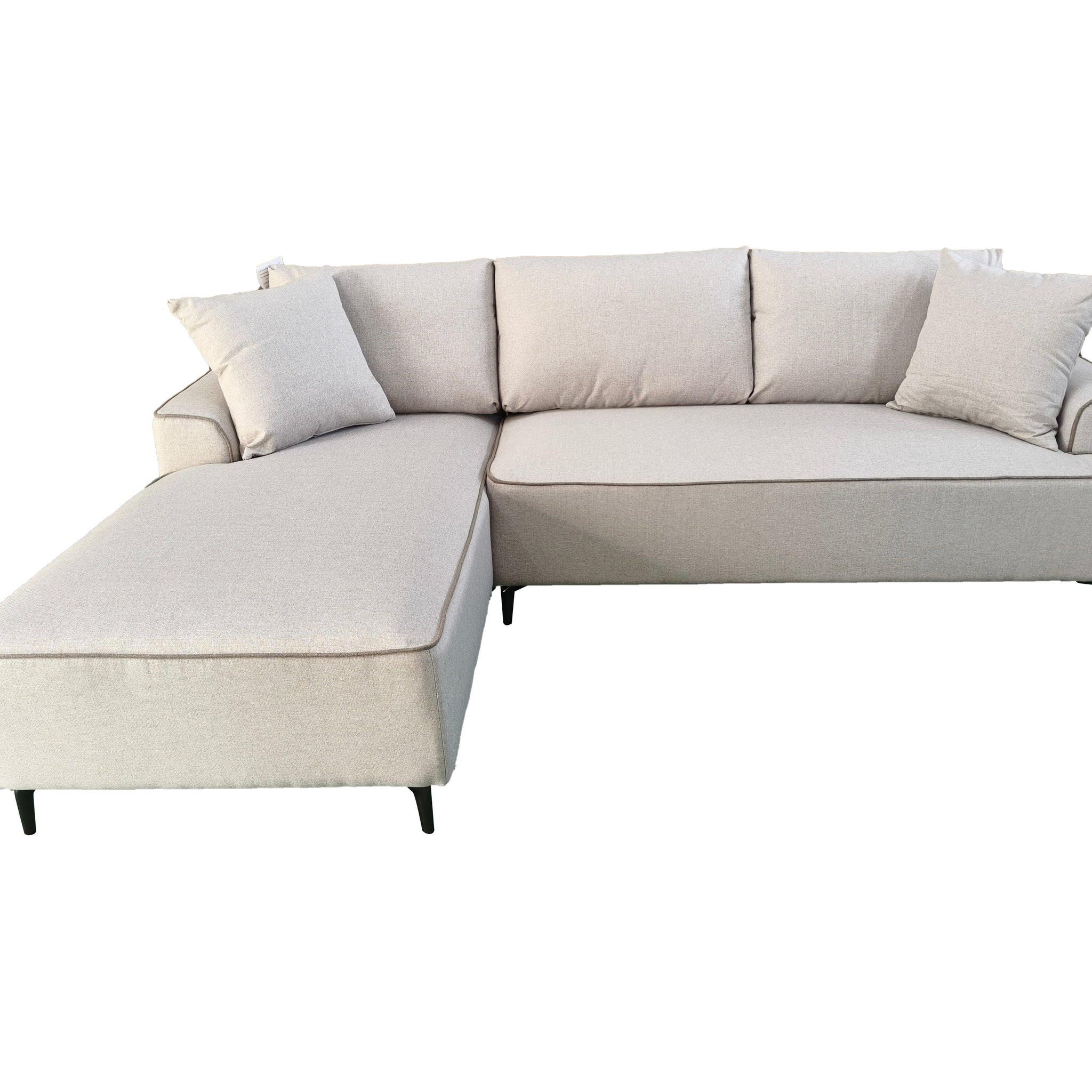 Oreo Left Hand Corner Sofa Beige