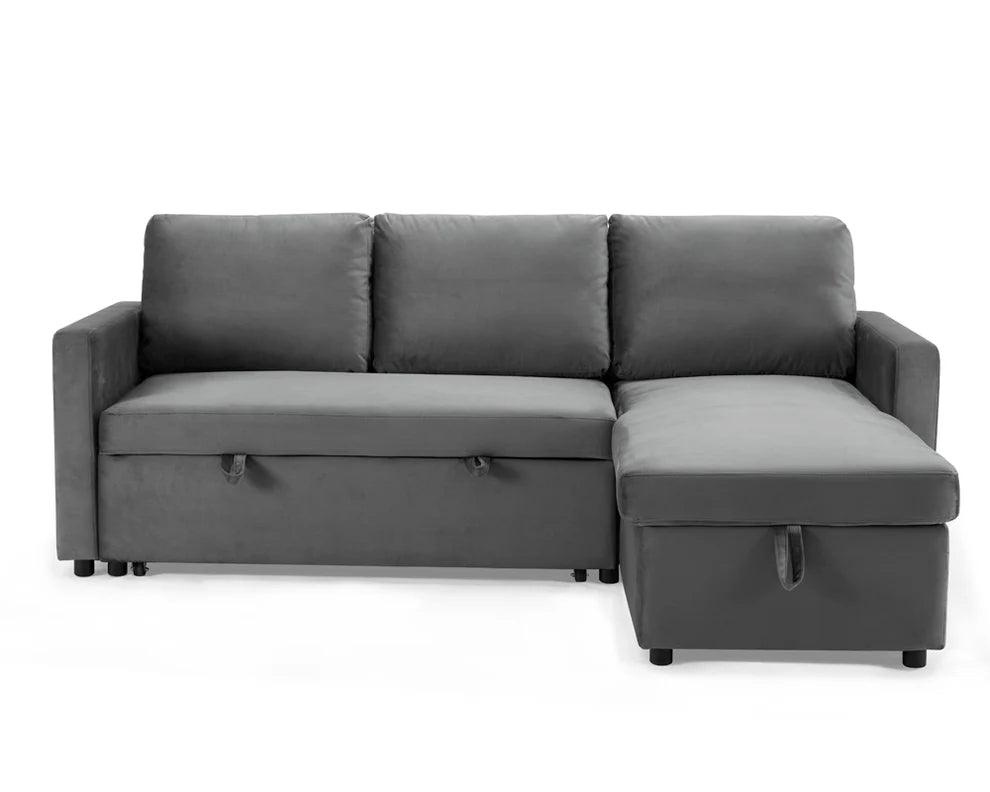 Dorset Velvet Pull Out Sofa Bed
