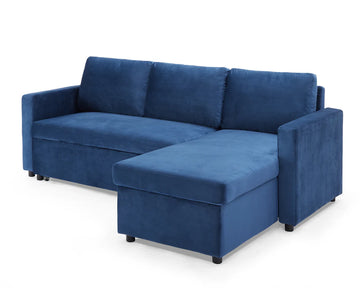 Dorset Velvet Pull Out Sofa Bed