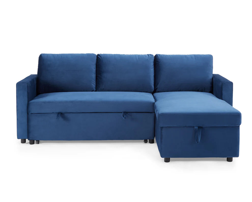 Dorset Velvet Pull Out Sofa Bed