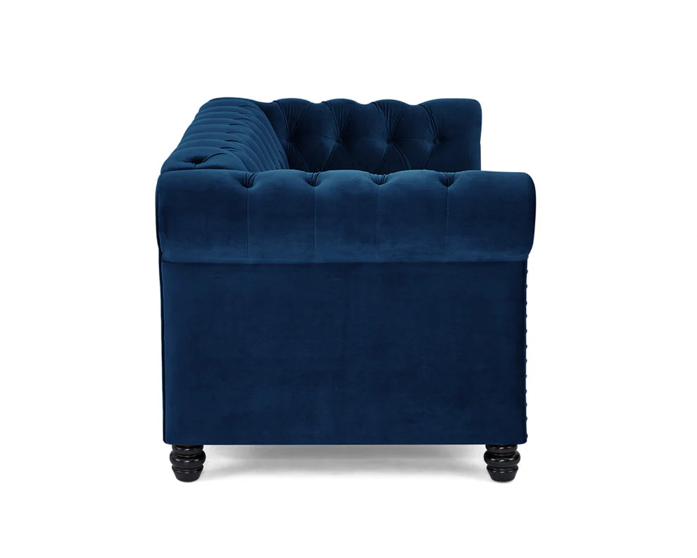 Chesterfield Studded Velvet 2 Seater Sofa