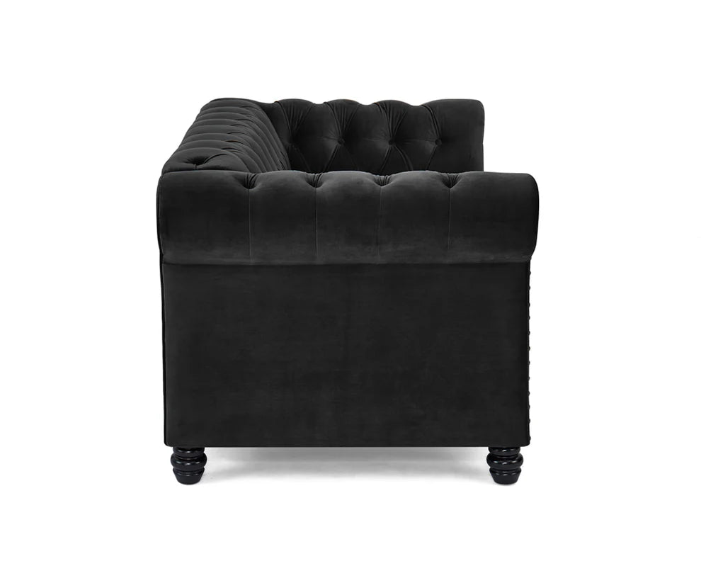 Chesterfield Studded Velvet 2 Seater Sofa