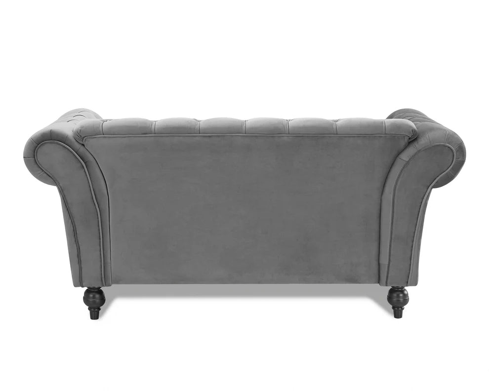 Mayfair Velvet Curved Sofa 2seater