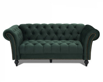 Mayfair Velvet Curved Sofa 3s