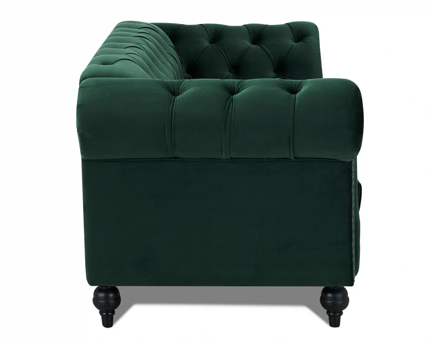 Mayfair Velvet Curved Sofa 3s