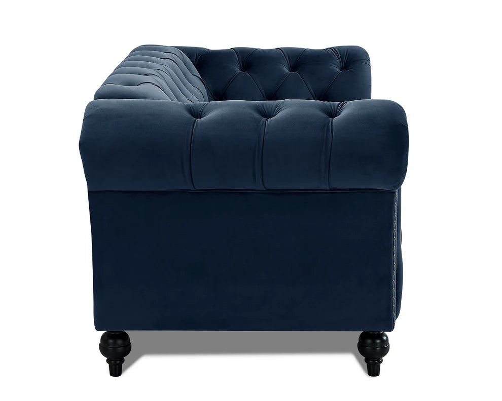 Mayfair Velvet Curved Sofa 2seater
