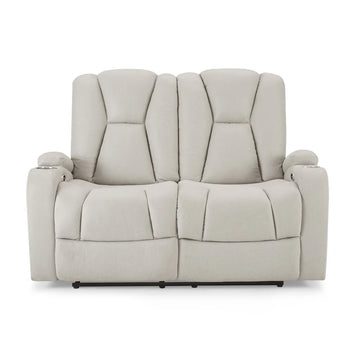 Hannah Air Leather 2-Seater Electric Recliner