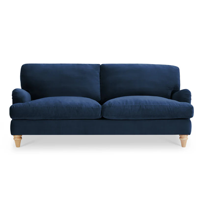 Mason Velvet Fabric 3 Seater Sofa