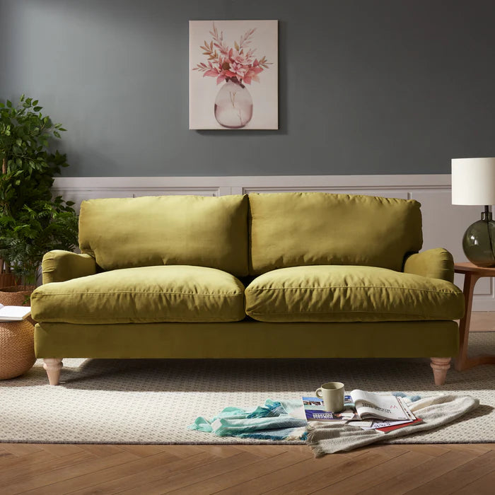 Mason Velvet Fabric 2+3 Seater Sofa