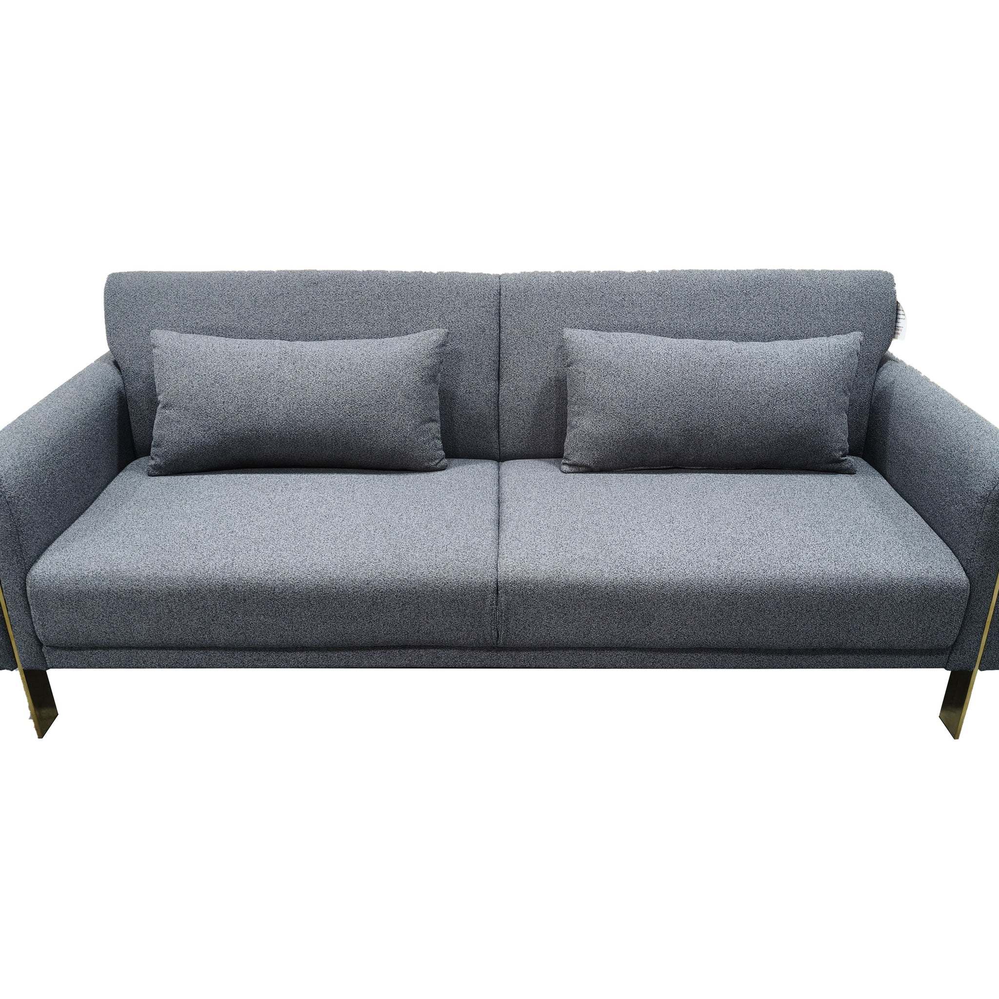 Aluna Click Clack 3 seater sofa Bed Grey