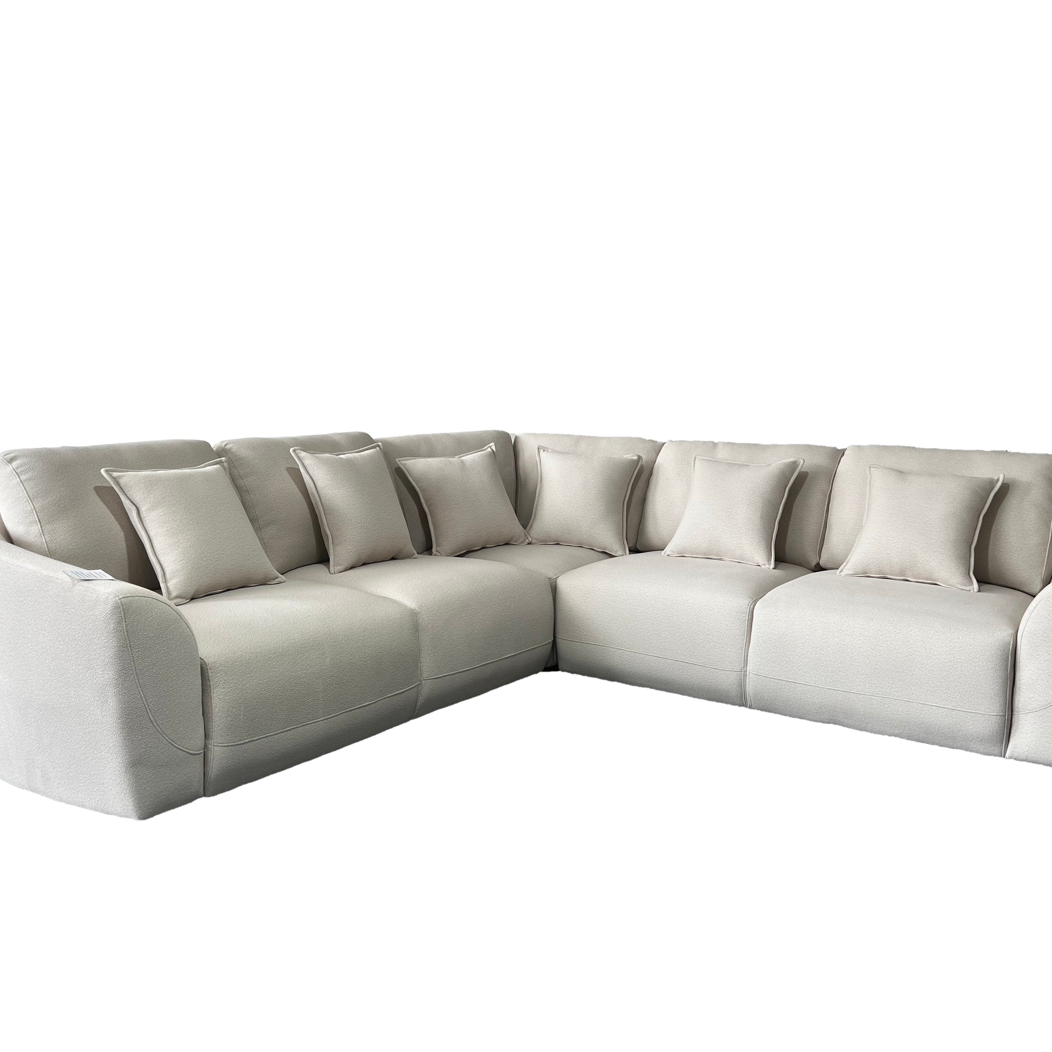 Sable 5 Seater Modular Corner Cream
