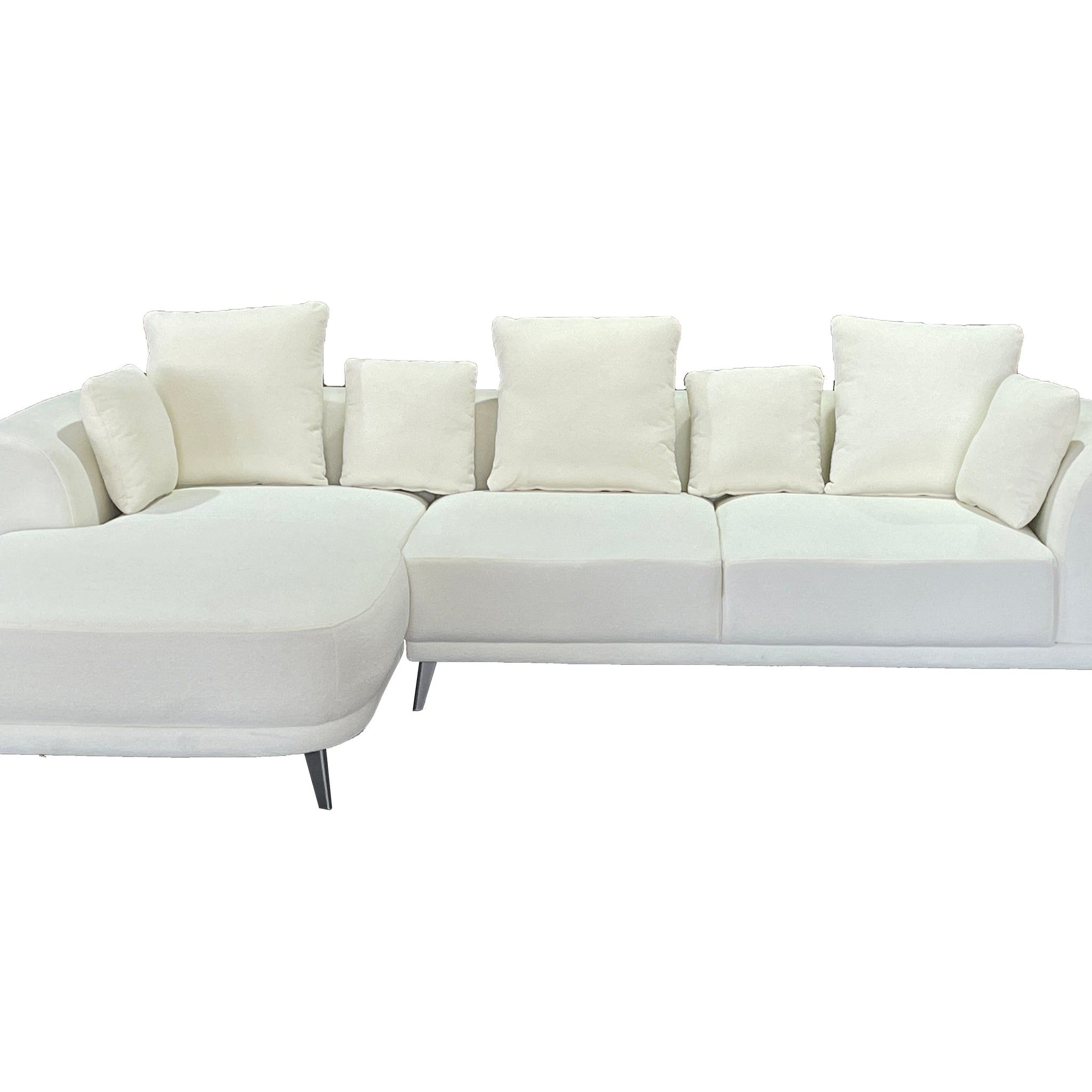Arvella Left Hand Corner Sofa with Chase Cream