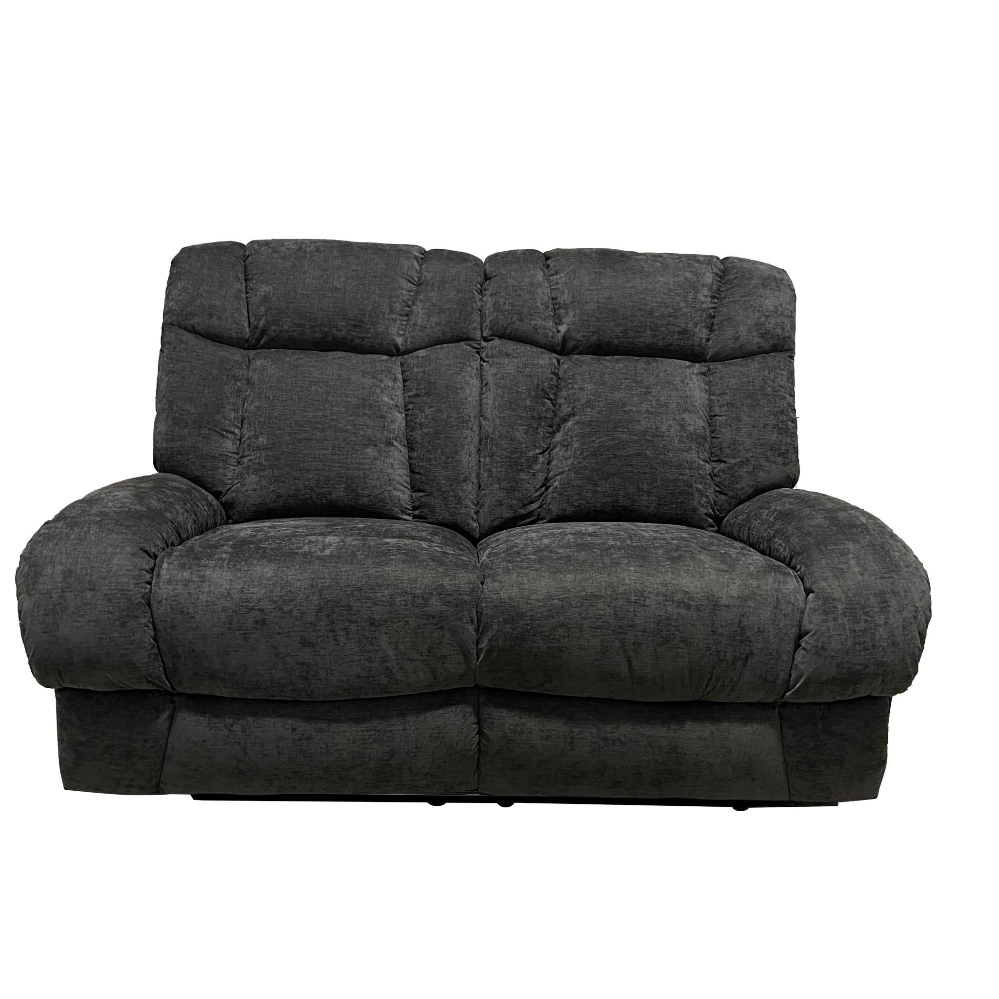 Marlow Fabric 2 Seater Electric Recliner Set Grey