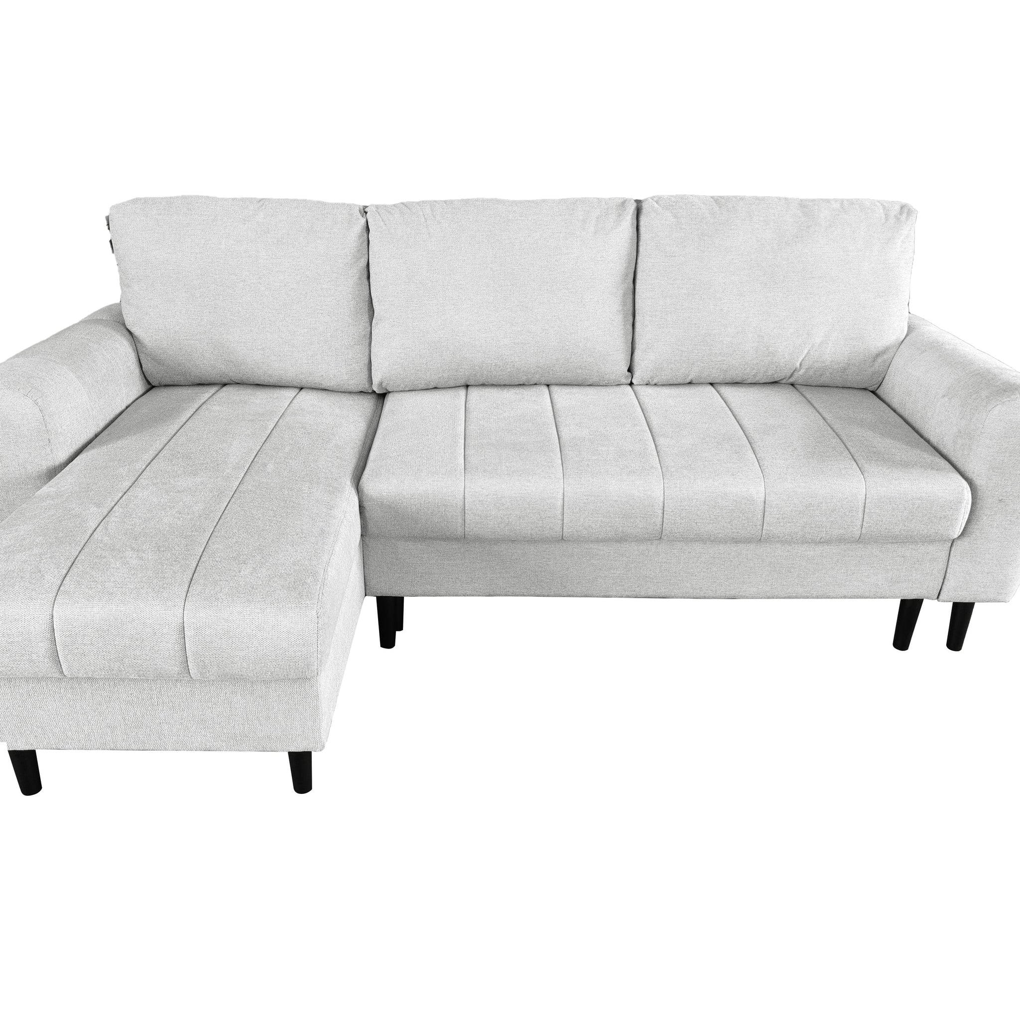 Caston Universal Corner Sofa bed With Storage Silver