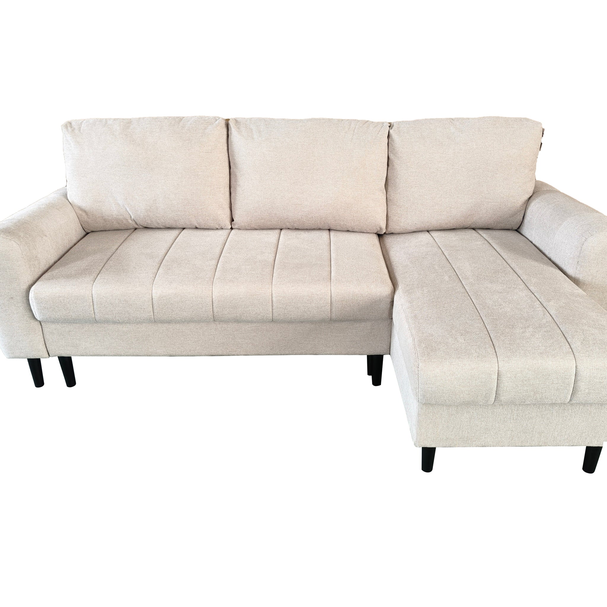 Caston Universal Corner Sofa bed With Storage Beige