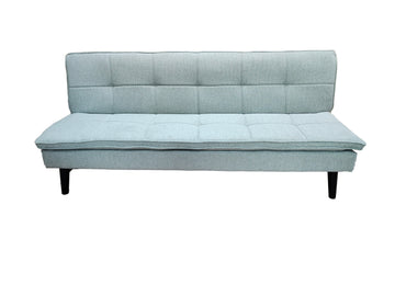 Pluma 3 seater click clack sofa bed Silver