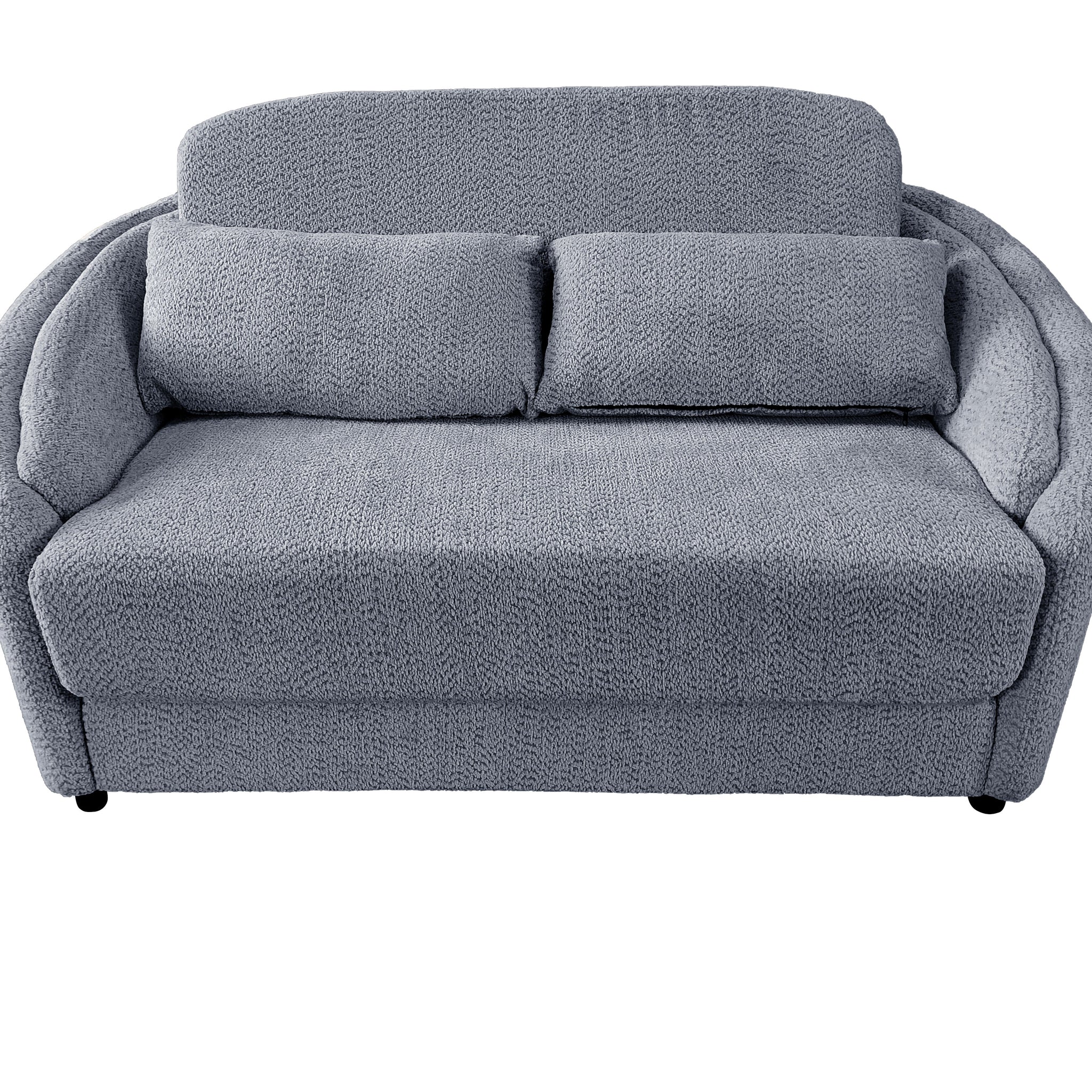 Enara 2 seater sofabed With Foam Grey